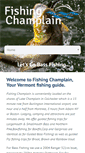 Mobile Screenshot of fishingchamplain.com